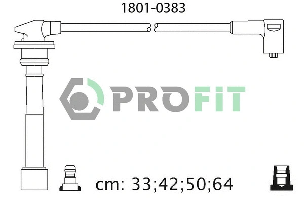 Kit de câbles d'allumage PROFIT 1801-0383