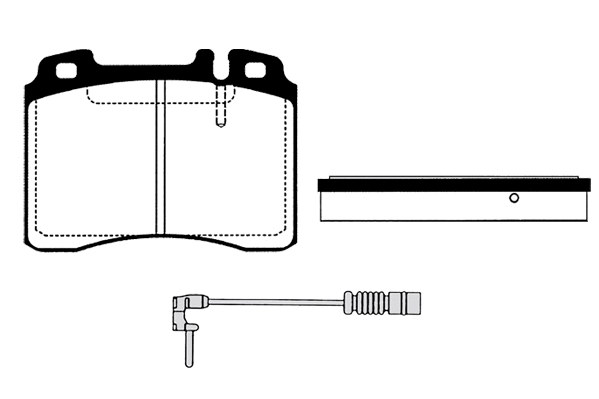 Kit de plaquettes de frein, frein à disque RAICAM RA.0480.2