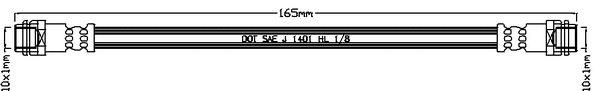 Flexible de frein JURATEK JBH1009