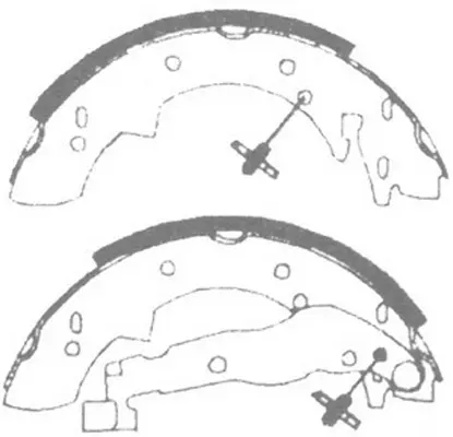 Jeu de mâchoires de frein SB BS29690