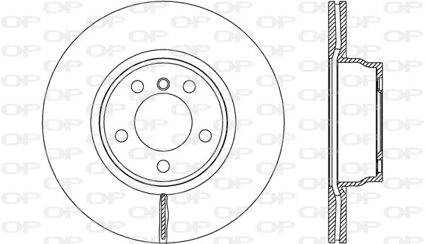 Disque de frein OPEN PARTS BDR2625.20