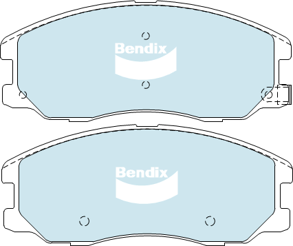 Kit de plaquettes de frein, frein à disque BENDIX-SEA DB1850 4WD