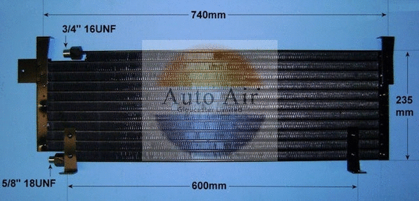Condenseur, climatisation AUTO AIR GLOUCESTER 16-9697