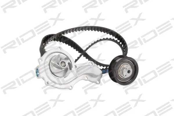 Pompe à eau + kit de courroie crantée RIDEX 3096W0327