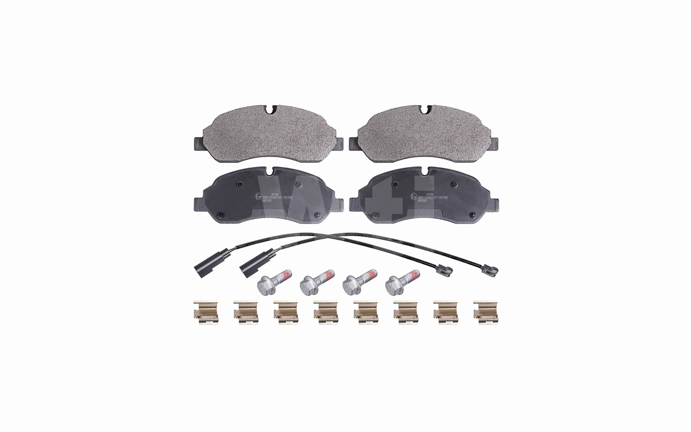Kit de plaquettes de frein, frein à disque Wti Automotive K711223