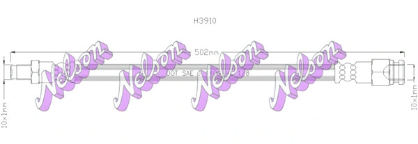 Flexible de frein KAWE H3910