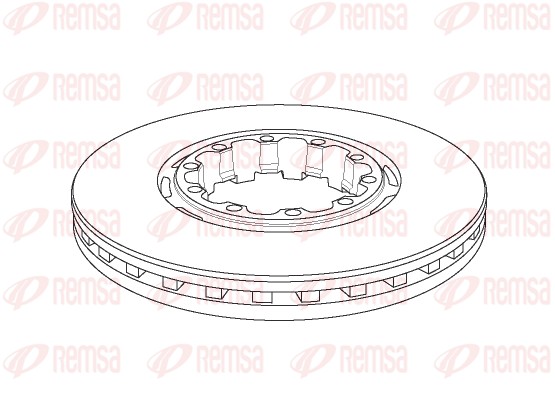 Disque de frein REMSA NCA1153.20