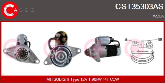 Démarreur CASCO CST35303AS