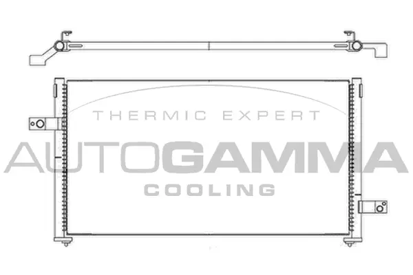 Condenseur, climatisation AUTOGAMMA 105649