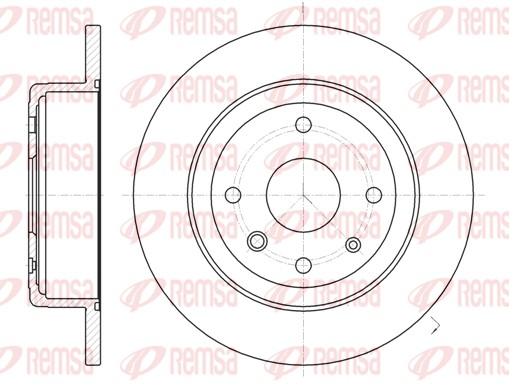 Disque de frein REMSA 61321.00
