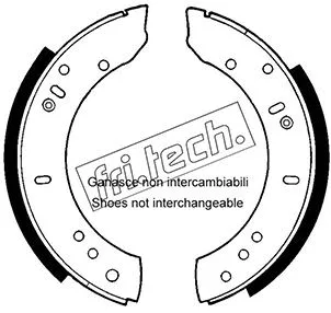 Jeu de mâchoires de frein fri.tech. 1092.302