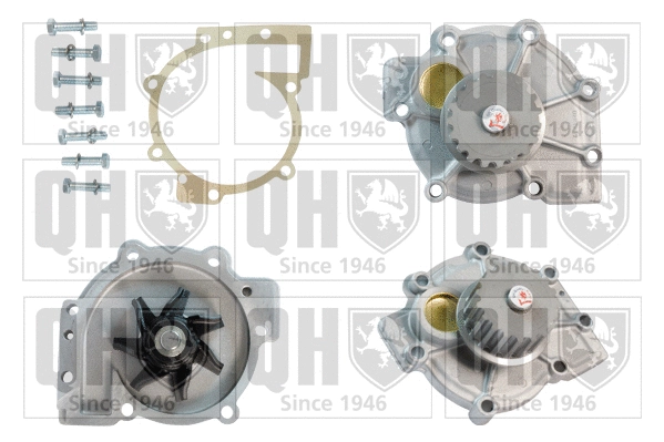 Pompe à eau, refroidissement du moteur QUINTON HAZELL QCP3648