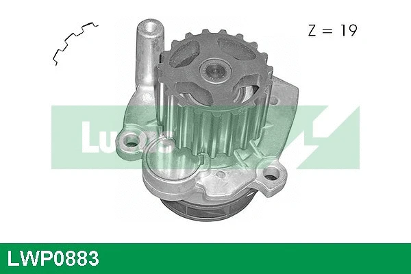 Pompe à eau, refroidissement du moteur LUCAS LWP0883