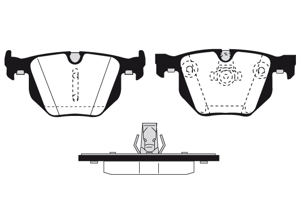 Kit de plaquettes de frein, frein à disque Technika 02173