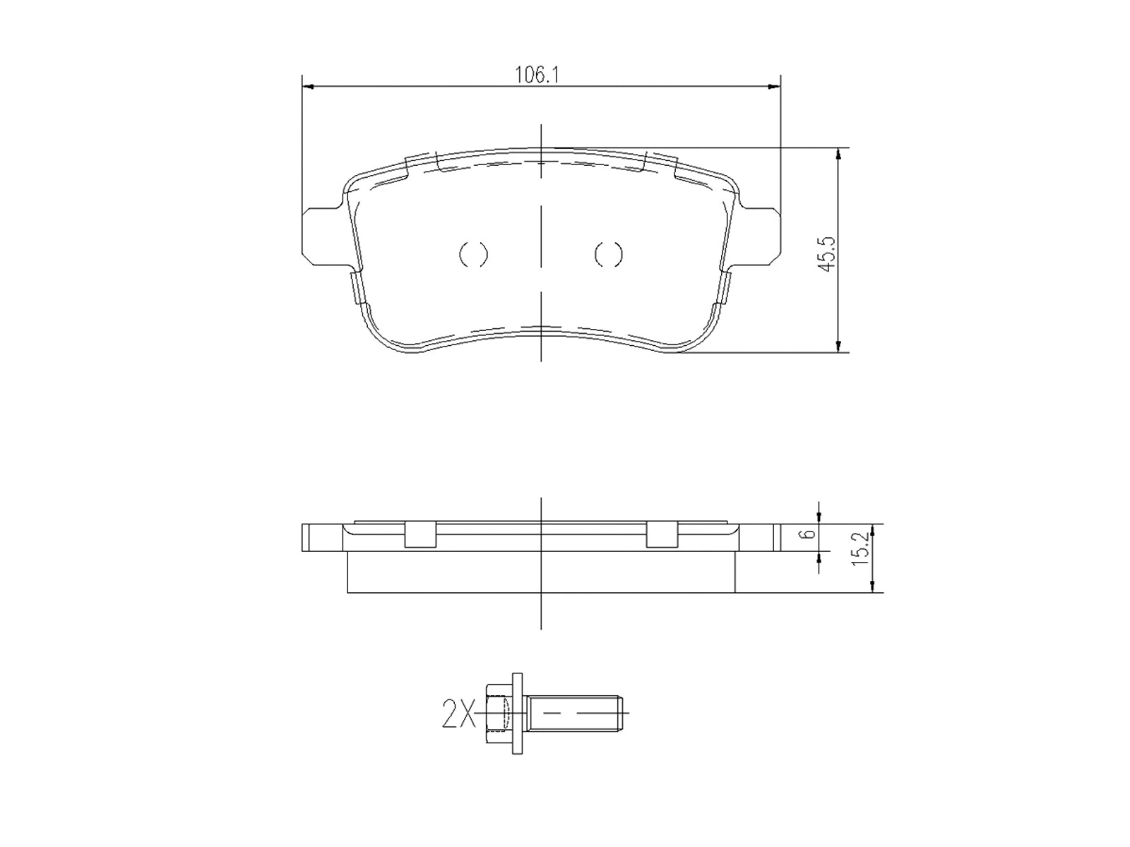 Kit de plaquettes de frein, frein à disque A.Z. Meisterteile AZMT-44-022-1322