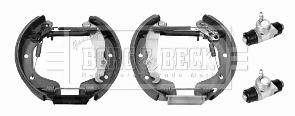 Jeu de mâchoires de frein BORG & BECK BBS1156K