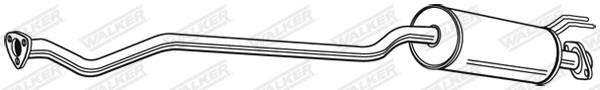 Silencieux central WALKER 23132