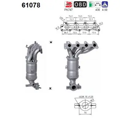 Catalyseur AS 61078