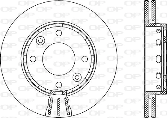 Disque de frein OPEN PARTS BDA1886.20