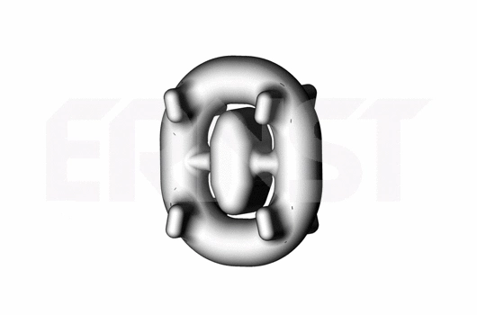 Suspension, échappement ERNST 499699