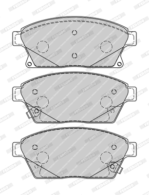 Kit de plaquettes de frein, frein à disque FERODO FDB4264-D
