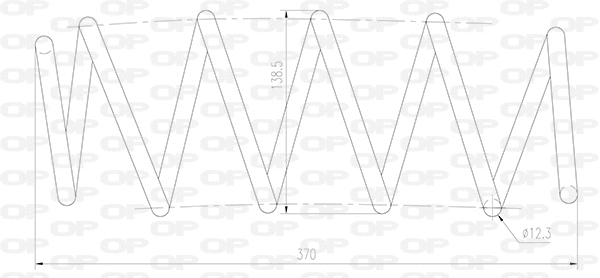 Ressort de suspension OPEN PARTS CSR9014.00