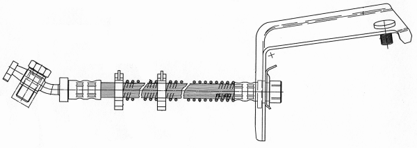 Flexible de frein CEF 511918