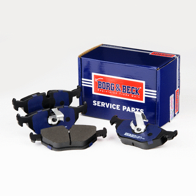 Kit de plaquettes de frein, frein à disque BORG & BECK BBP1591