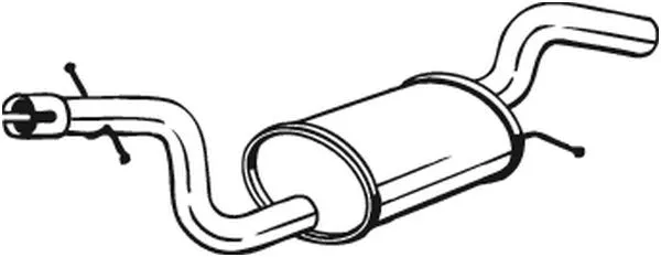 Silencieux central BOSAL 220-001