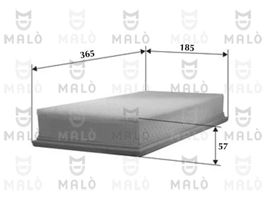 Filtre à air AKRON-MALÒ 1500144