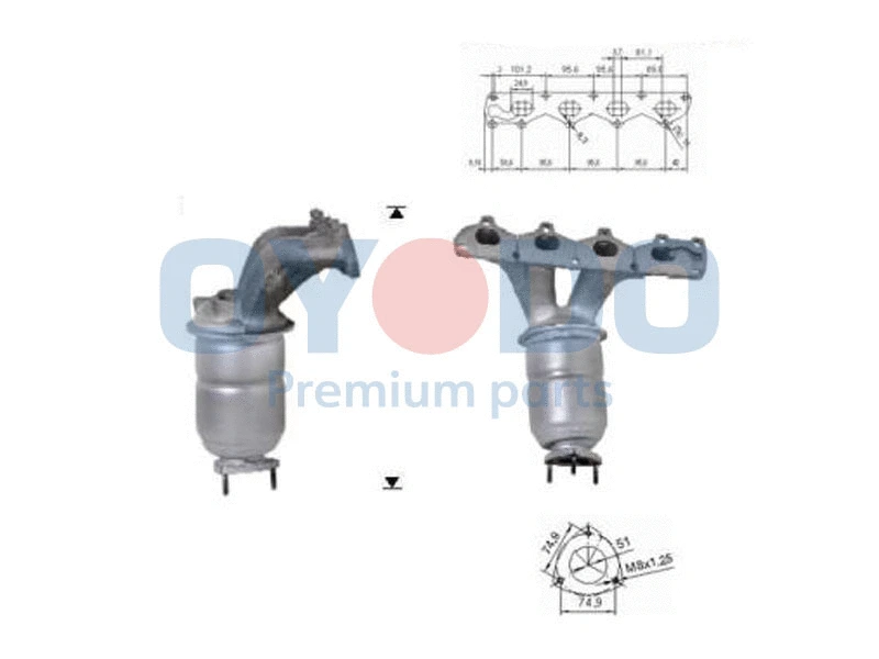 Catalyseur Oyodo 10N0054-OYO
