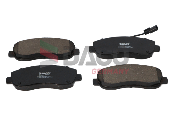 Kit de plaquettes de frein, frein à disque DACO Germany 323028
