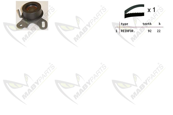 Kit de courroie crantée MABYPARTS OBK010491