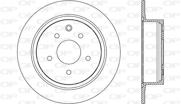Disque de frein OPEN PARTS BDR2647.10
