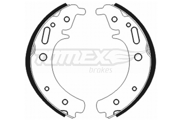 Jeu de mâchoires de frein TOMEX Brakes TX 20-12