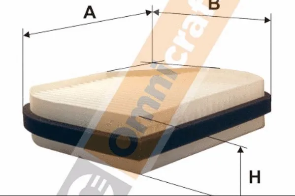 Filtre, air de l'habitacle Omnicraft 2144620