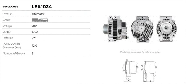 Alternateur LUSA LEA1024