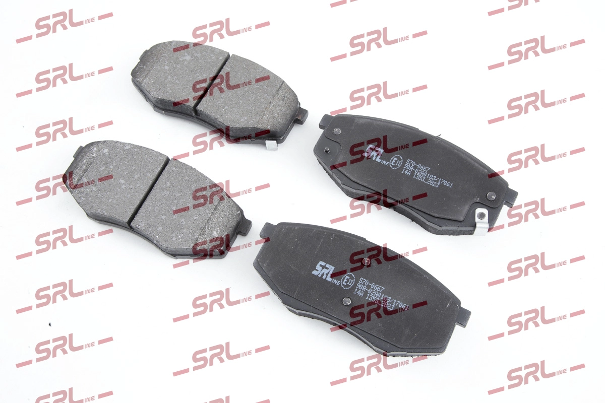 Kit de plaquettes de frein, frein à disque SRLine S70-0667