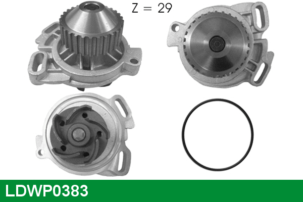 Pompe à eau, refroidissement du moteur LUCAS LDWP0383