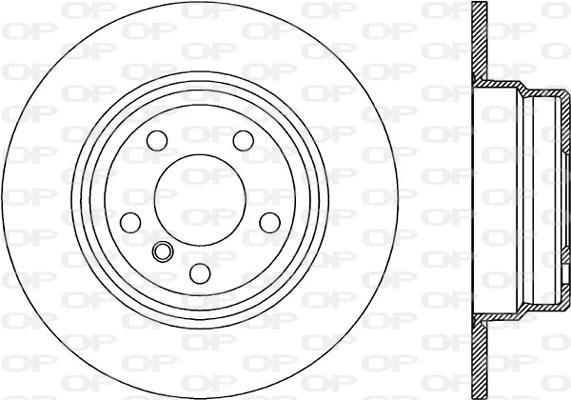 Disque de frein OPEN PARTS BDR1891.10