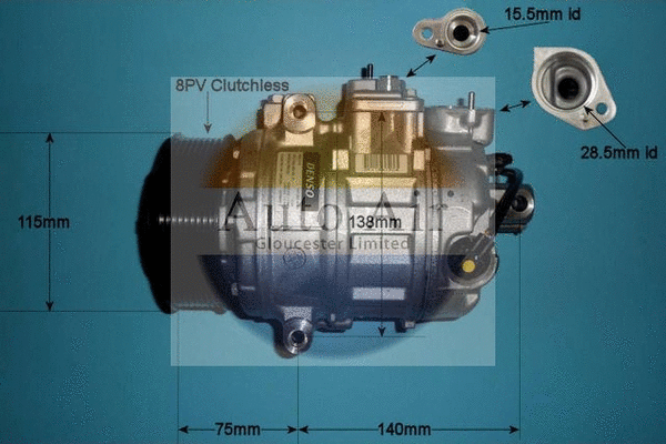 Compresseur, climatisation AUTO AIR GLOUCESTER 14-0051