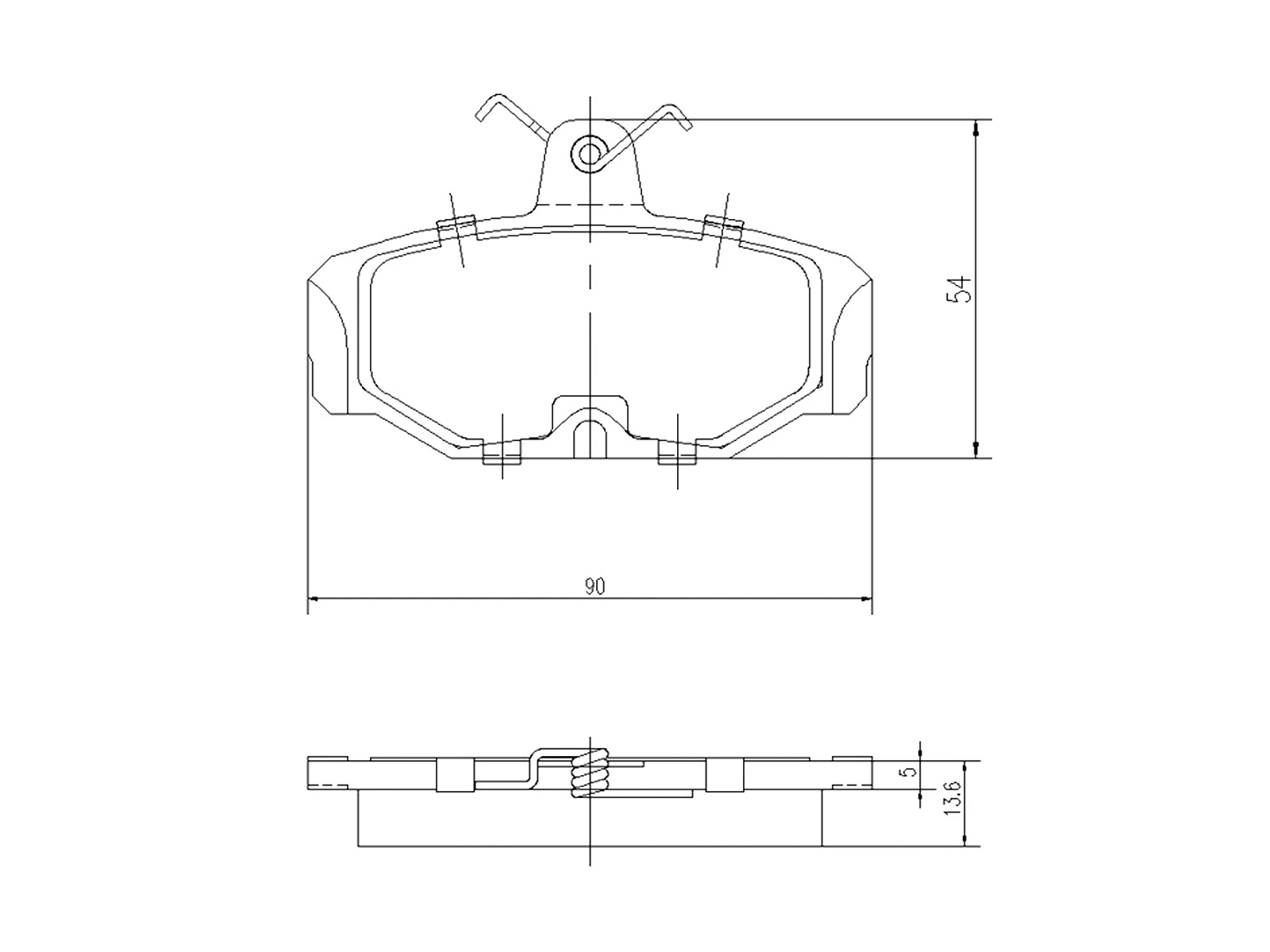 Kit de plaquettes de frein, frein à disque A.Z. Meisterteile AZMT-44-022-1289