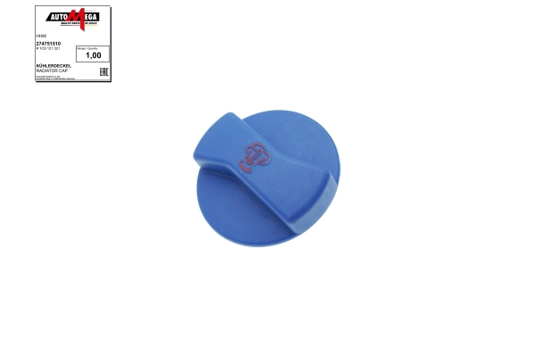 Bouchon, réservoir de liquide de refroidissement AUTOMEGA 274751510