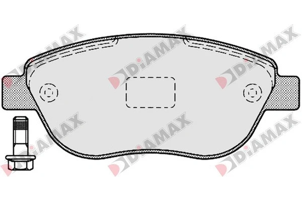 Kit de plaquettes de frein, frein à disque DIAMAX N09351