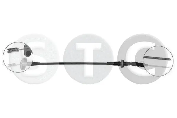 Tirette à câble, commande d'embrayage STC T480092