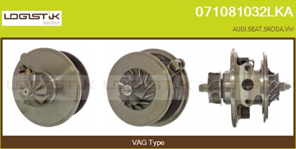 Groupe carter, turbocompresseur LGK 071081032LKA