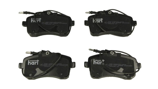 Kit de plaquettes de frein, frein à disque HART 222 416