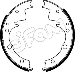 Jeu de mâchoires de frein CIFAM 153-064