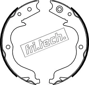 Jeu de mâchoires de frein, frein de stationnement fri.tech. 1064.180