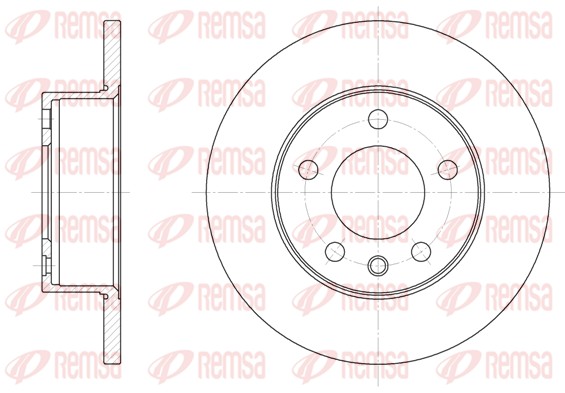 Disque de frein REMSA 6201.00
